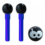 Par (2) Seguros De Puerta Universal Azul Emoji Negro