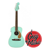 Guitarra Fender Malibu Player Electroacustica Aqua Wn 