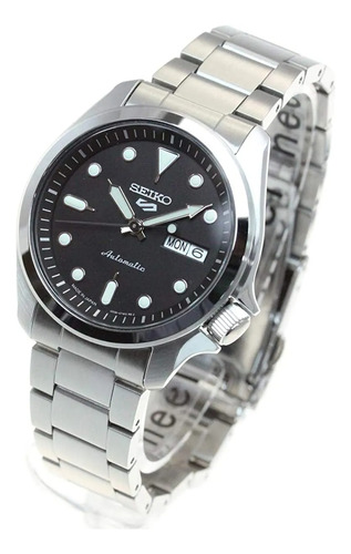 Reloj Seiko 5 Sport Automatico Srpe55k1  Dial Negro