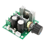 Regulador De Motor 12v-40v 10a Pwm Dc Velocidade Variável Co