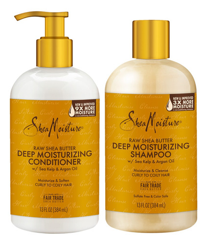  Shea Moisture Shampoo Y Acondicionador Shea Butter