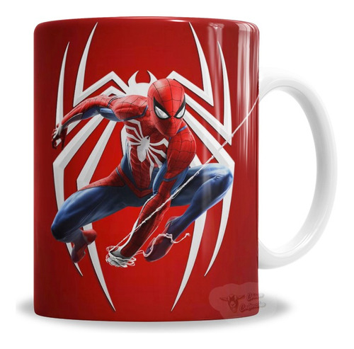 Taza De Cerámica Hombre Araña Juego Spider-man 2 - En Caja