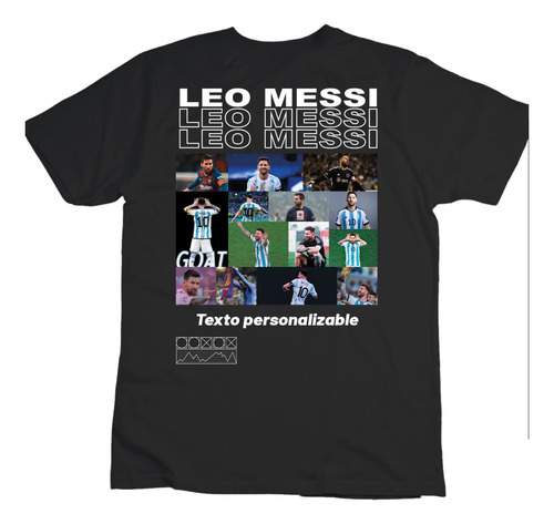 Playera Lionel Messi Personalizable Gazen
