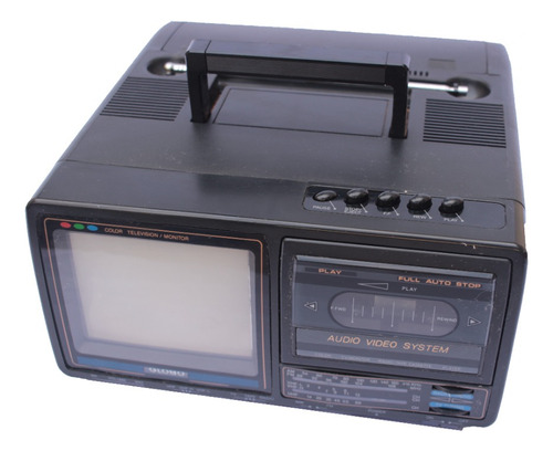 Mini Monitor Radio Fm Color 5 Polegadas Portátil Gl68c