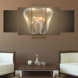 Quadro Decorativo Dente Dentista Consultorio Grande 154x65