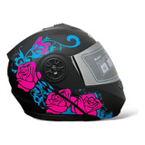 Casco Abatible Mujer Dama Rosa