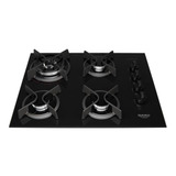 Cooktop 4 Bocas Supreme Tripla Chama Preto Dako