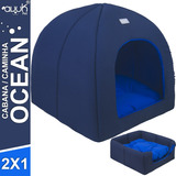 Cama Iglu Ocean 2x1 Avuk Pet Casa Para Cachorro E Gato