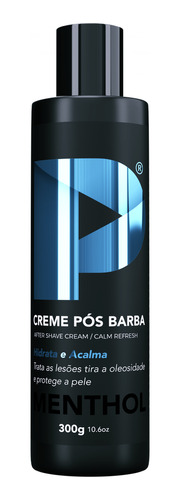 Creme Pós Barba Play Barber 300g Menthol Ativos Naturais Und