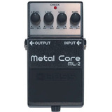 Pedal Boss Distorção Metal Core Ml-2 High Gain Para Guitarra Cor Preto