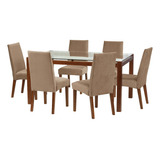 Jgo. De Comedor Barcelona 1600x1000 S/cadiz Tela Beige