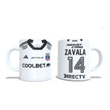 Tazon Taza + Porta Vaso Colo Colo  Cristian Zavala  2024