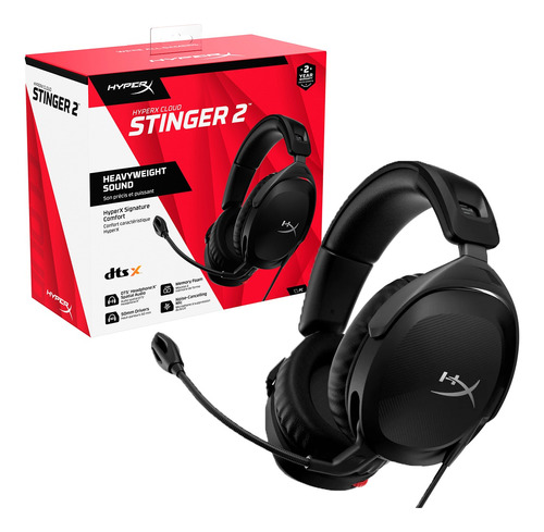 Auricular Hyperx Cloud Stinger 2 Dts X Soundheadset V2 Pc