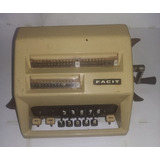Máquina Calcular Somadora Facit C1-13 Mecânica Não Revisada.