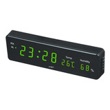 Reloj Despertador Pantalla Led Temperatura Humedad