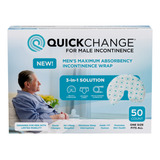 Quickchange Envoltura De Incontinencia Para Hombre, Máxima