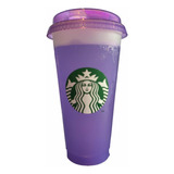 Vaso Starbucks Cambia De Color Con El Frío ! Morado