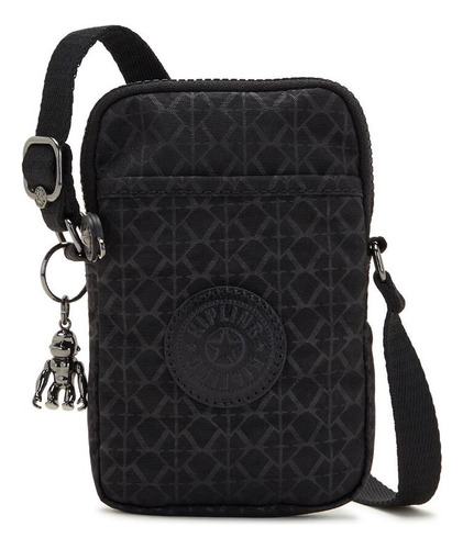  Kipling Tally Bandolera Negra Estampado P Teléfono 100%orig