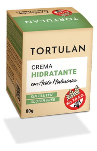 Crema Hidratante Ácido Hialurónico Sin Tacc Tortulan  X 80g