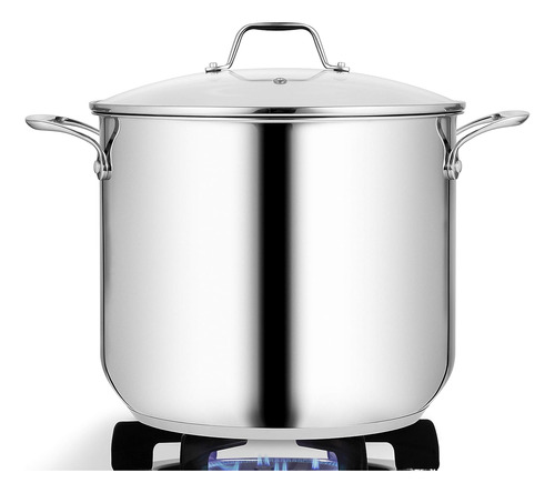 Nutrichef Stainless Steel Stock Pot-18/8 Food Grade Heavy...