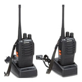 Pack 4 Radios Transmisor Walkie Talkie Baofeng 888s Garantía