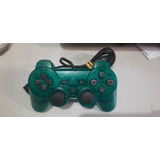 Controle Ps2 Verde Esmerlad Green