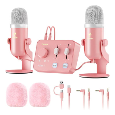 Paquete De Equipos De Micrófono Asmr Tonor Con Interfaz De A | Envío gratis