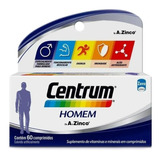 Suplemento Em Comprimidos Gsk  Centrum Homems Cálcio Centrum Homems Em Caixa De 72g 60 Un