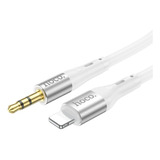 Cable Audio Hoco Lightning A Aux 3,5mm Upa22 1mt Para iPhone