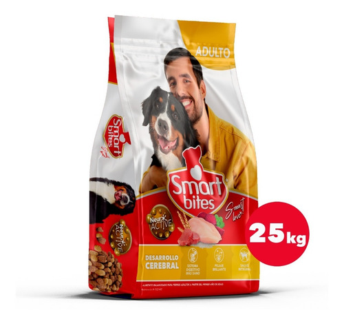 Smart Bites Adulto Neuroactive® 25 Kg. Alimento Para Perro.