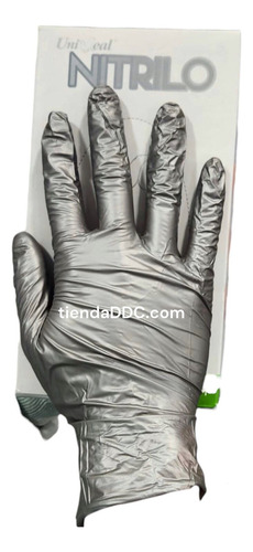 Guantes Nitrilo Gris Metalico 200pz