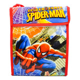 Spiderman Marvel Bolsa Para Lunch Lonchera Infantil Almuerzo Color Rojo