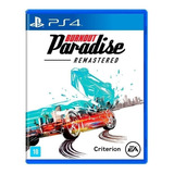 Burnout Paradise  Burnout Remastered Electronic Arts Ps4 Físico