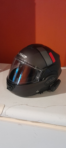 Casco Ls2 Valiant Con Intercomunicador V8