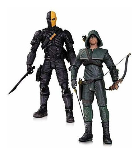 Dc Collectibles Arrow Oliver Queen And Deathstroke Action Fi