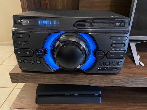 Mini System Sony Mhc-m80d Preto Com Bluetooth - 127v