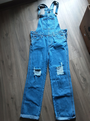 Jardinera Jeans Mujer M