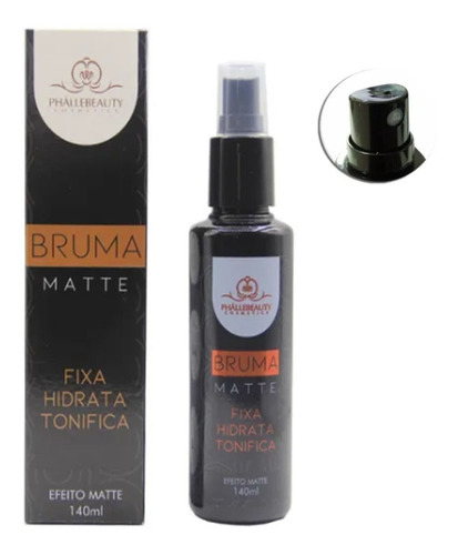 Bruma Matte Fixadora Maquiagem Phallebeauty Hidrata Tonifica