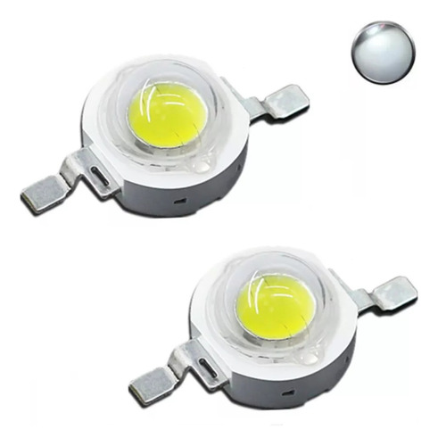 50 Chip Super Power Led 1w 3v (6000k) Branco Frio