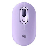 Mouse Bluetooth Logitech Pop Lila Emojis Cosmos Color Lila