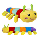 Pelúcia Centopeia Colorida Antialérgico - 44cm - Bee Toys