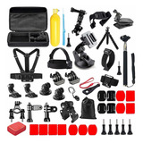 Kit 51 Accesorios P/ Camara Deportiva Tipo Gopro C/ Estuche