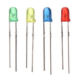 Kit De Leds Varios Colores Difuso 3mm 50pzs