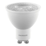 Foco Led Macroled Cps-dp-gu10-20 Dicroica Color Blanco Cálido 7w 220v 2700k Por 10 Unidades