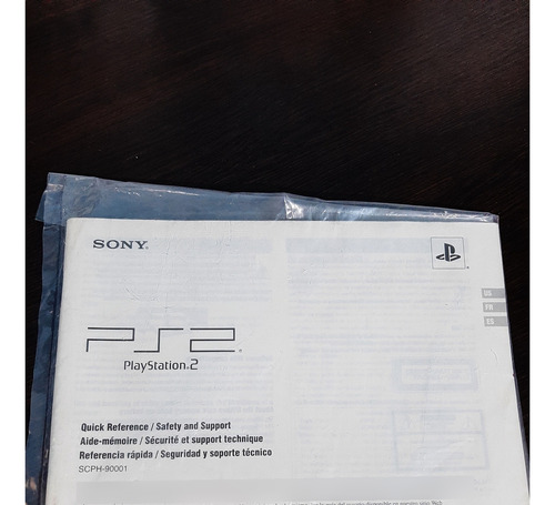 Manual Original Playstation 2 Y Caja Vacía