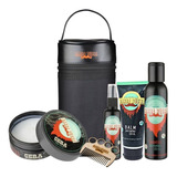 Kit Para Barba Rubra Necessaire Óleo, Shampoo, Balm E Cera