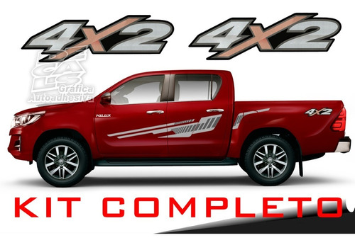 Calco Toyota Hilux 2016 / 2019 + 4x2 Kit Juego