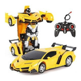Transformers Bumblebee Se Convierte En Un Coche De Juguete