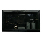 Nicho Porcelanato Borda Diamante Preto 60x32cm