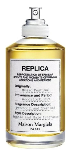 Replica Music Festival Maison Martin Margiela Paris França Perfume Importado Unisex Compartilhável Unissex Novo Original Caixa Lacrada